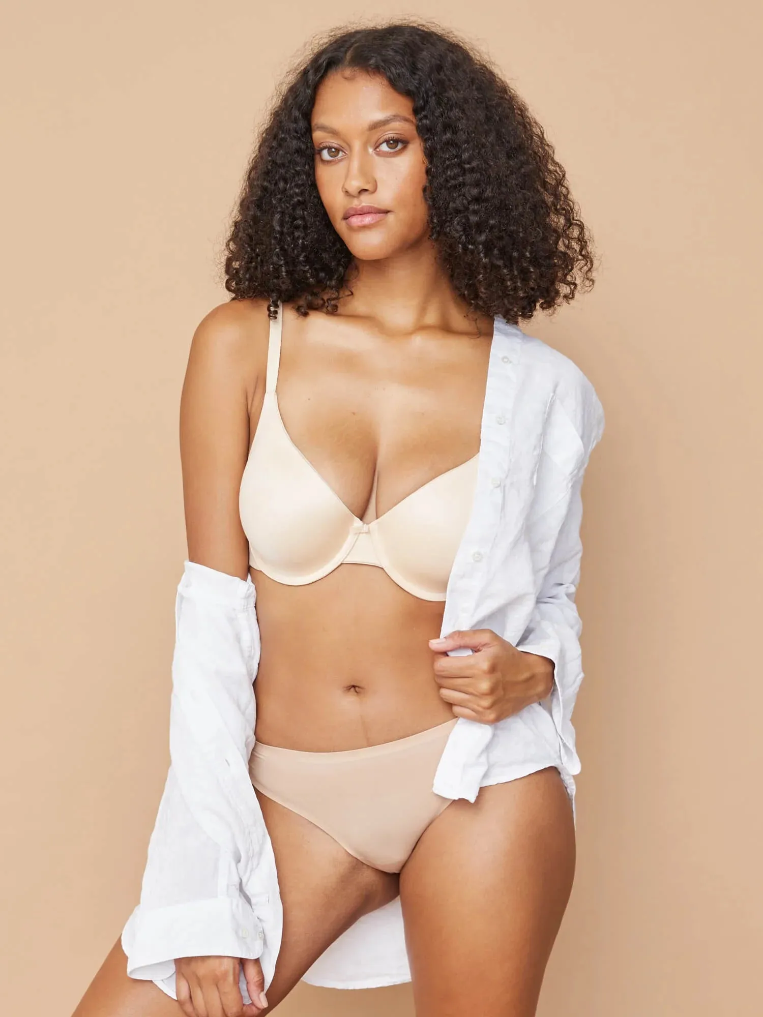 Memory Full Coverage Bra / Skin