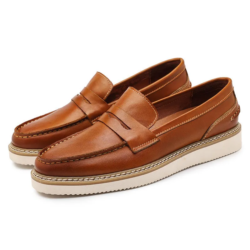 Men's Top Layer Cowhide Leather Shoes