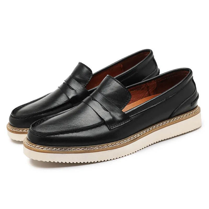 Men's Top Layer Cowhide Leather Shoes