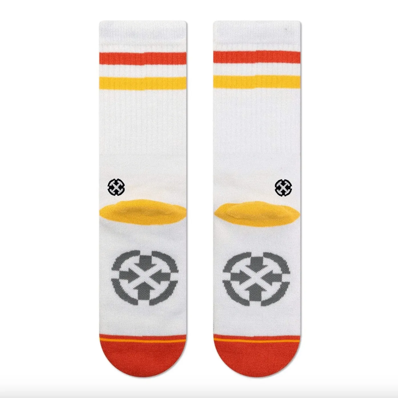 Merge4 Repreve Subtle Sun Classic Crew Socks - White