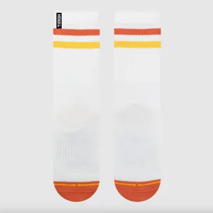 Merge4 Repreve Subtle Sun Classic Crew Socks - White