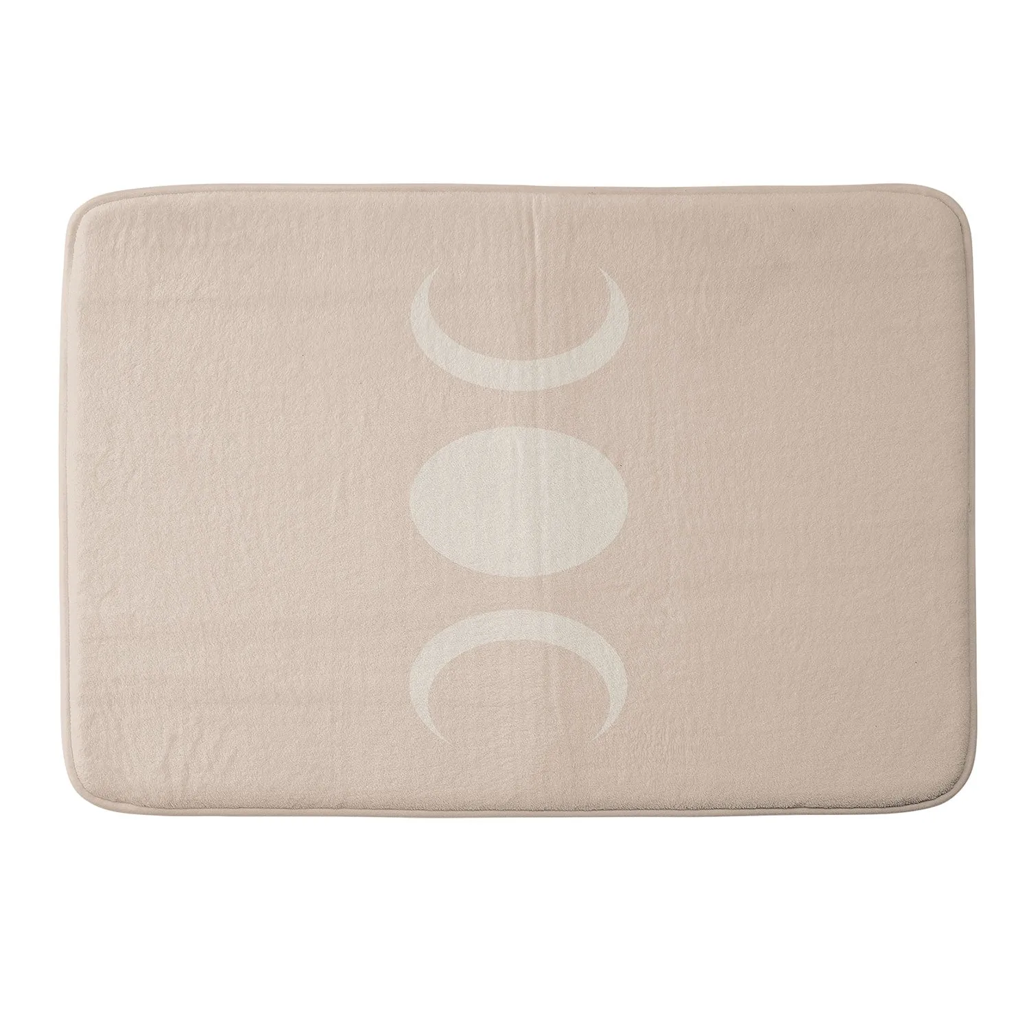 MOON MINIMALISM ETHEREAL LIGHT MEMORY FOAM BATH MAT