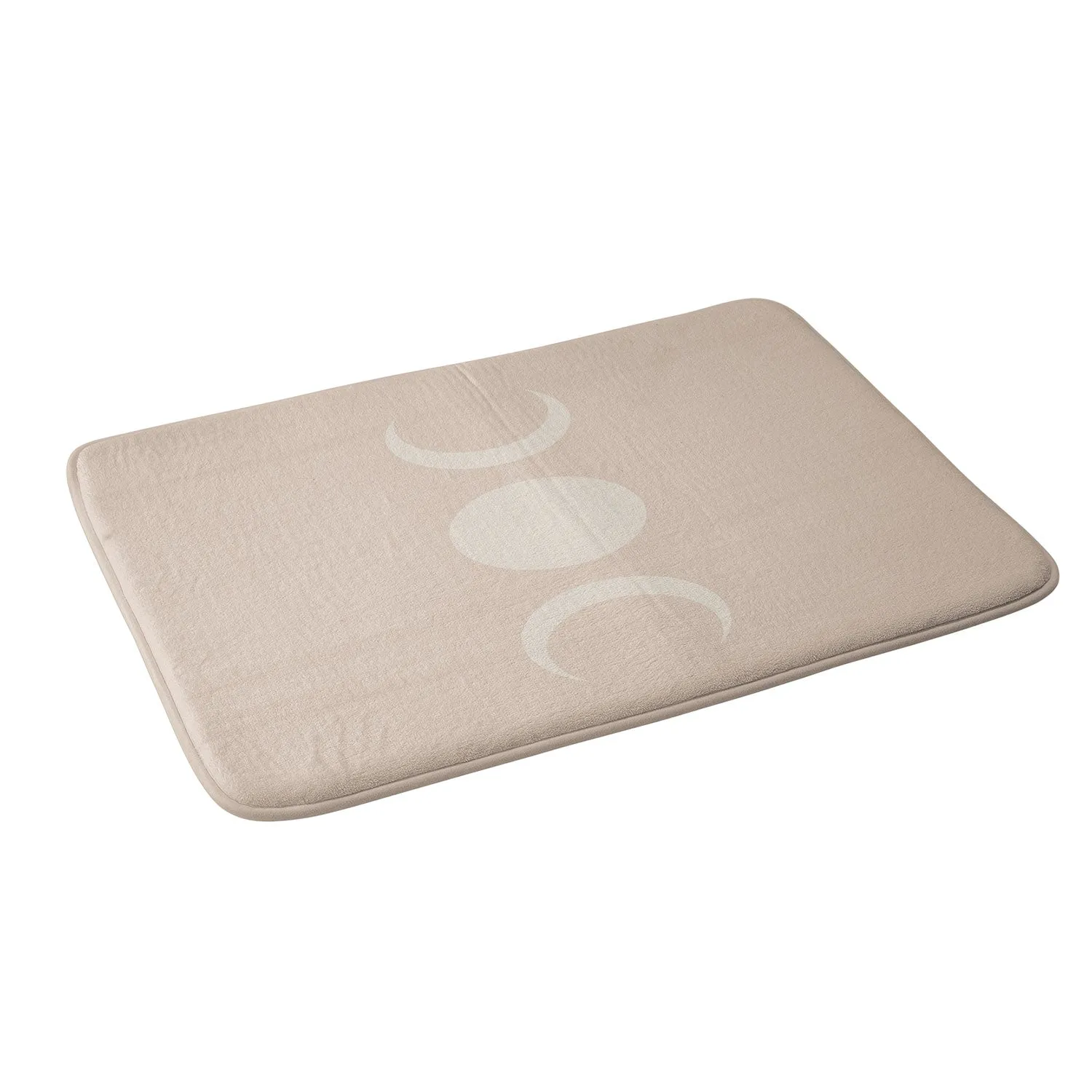 MOON MINIMALISM ETHEREAL LIGHT MEMORY FOAM BATH MAT