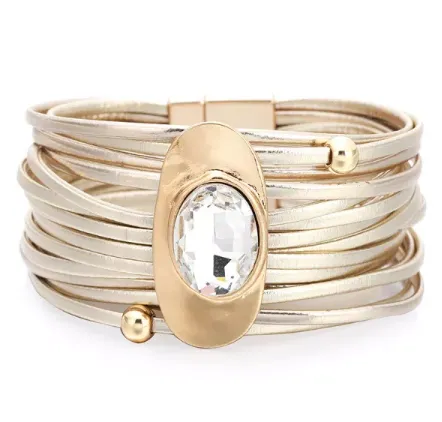 Multi Layer Gold Cord Bracelet
