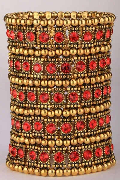 Multi layer Stretch Cuff Bracelet Women Jewelry