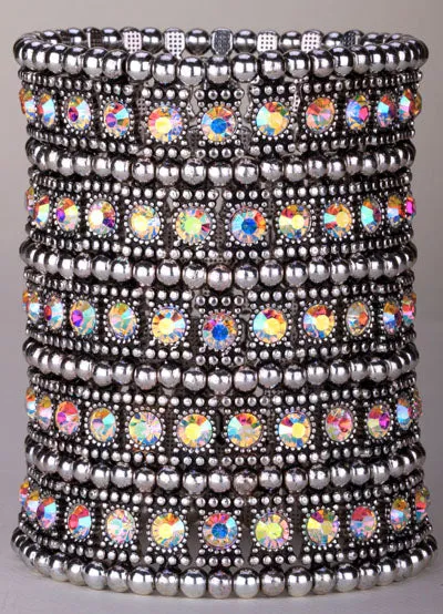 Multi layer Stretch Cuff Bracelet Women Jewelry