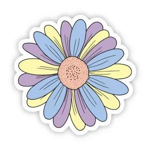 Multicolor Daisy Sticker