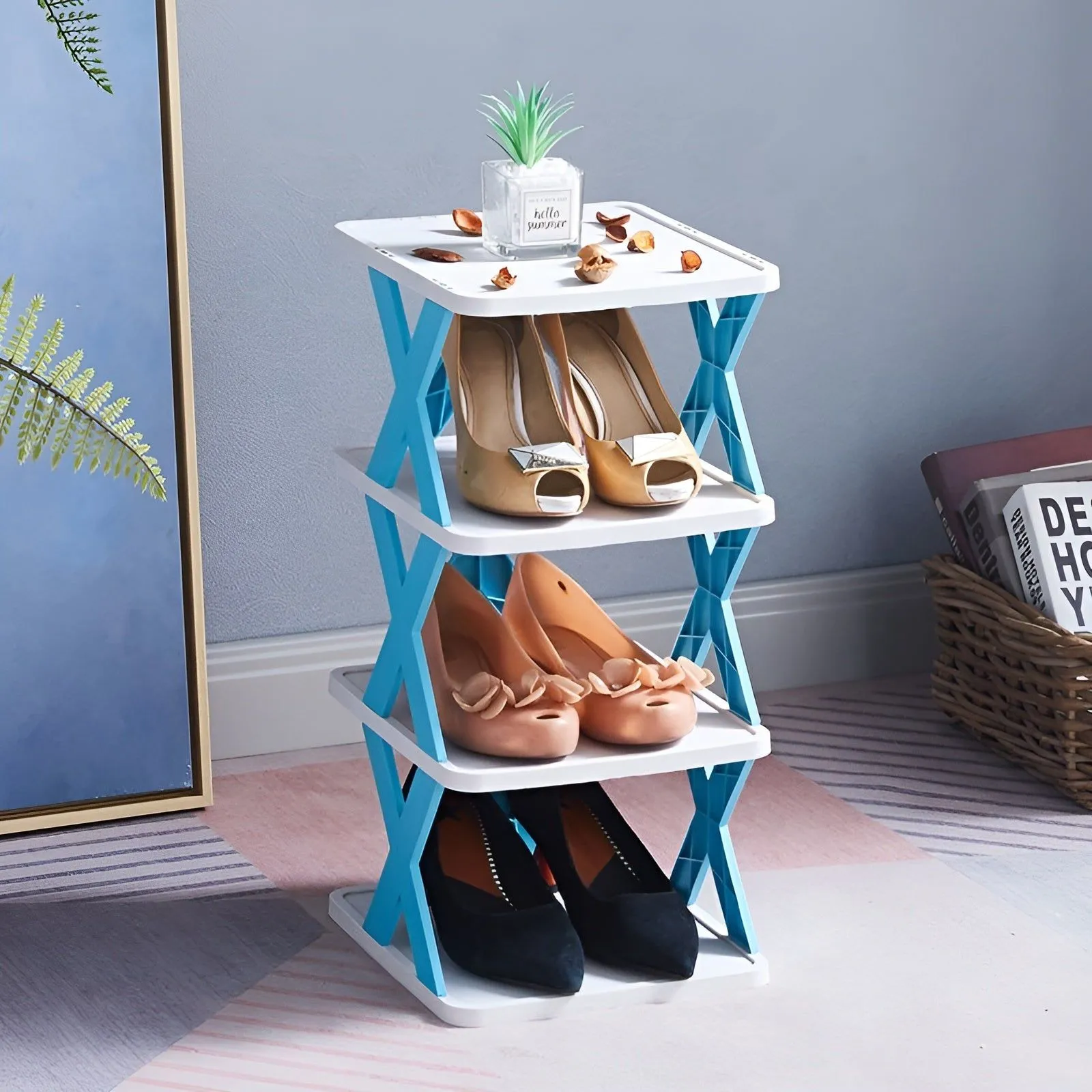 Multifunktionales und Faltbares Schuhregal - SpaceSaver