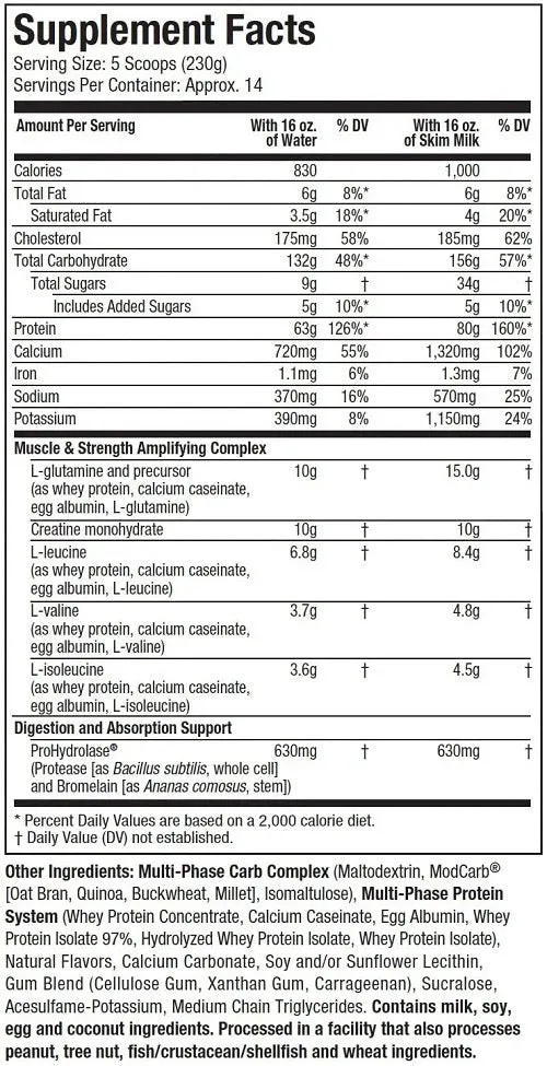 MUSCLETECH MASS TECH ELITE 7LB