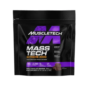 MuscleTech Mass Tech Extreme 2000 Mass Gainer 6 lbs (Exp 2026)