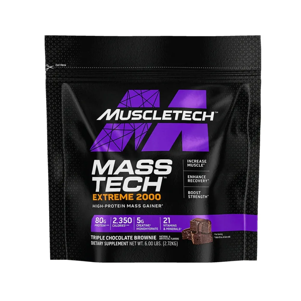 MuscleTech Mass Tech Extreme 2000 Mass Gainer 6 lbs (Exp 2026)