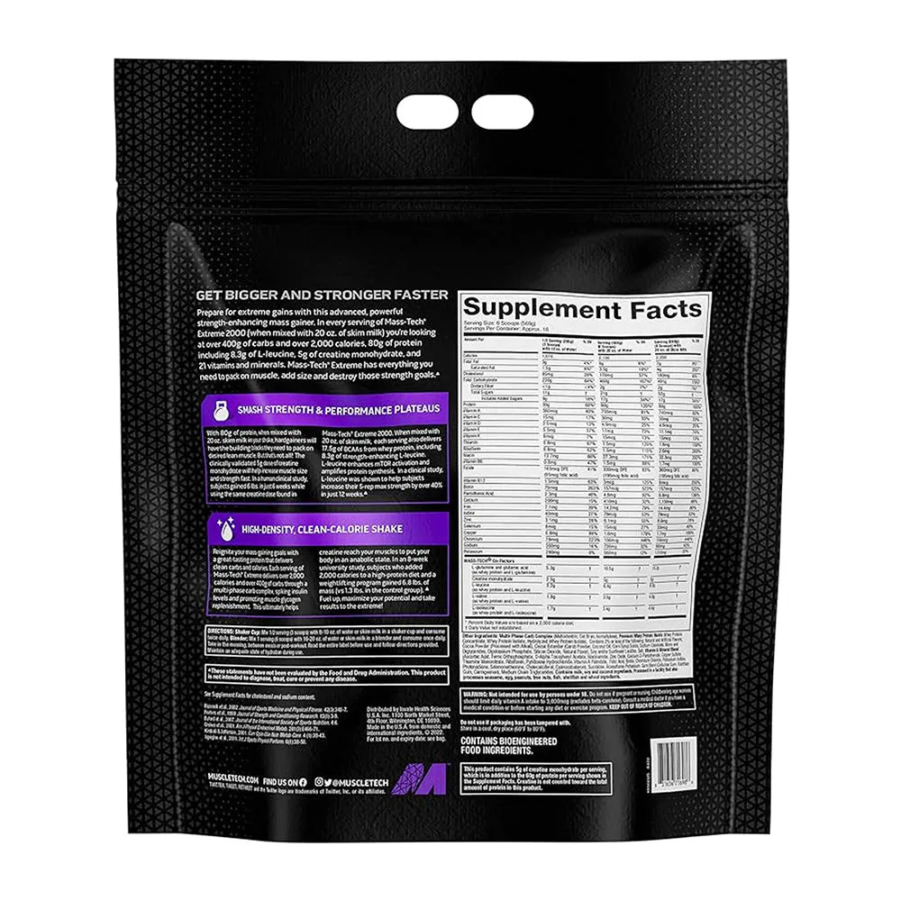 MuscleTech MassTech Extreme 2000 20 lbs