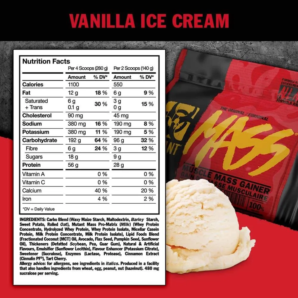 Mutant Mass 5 LBS Powder