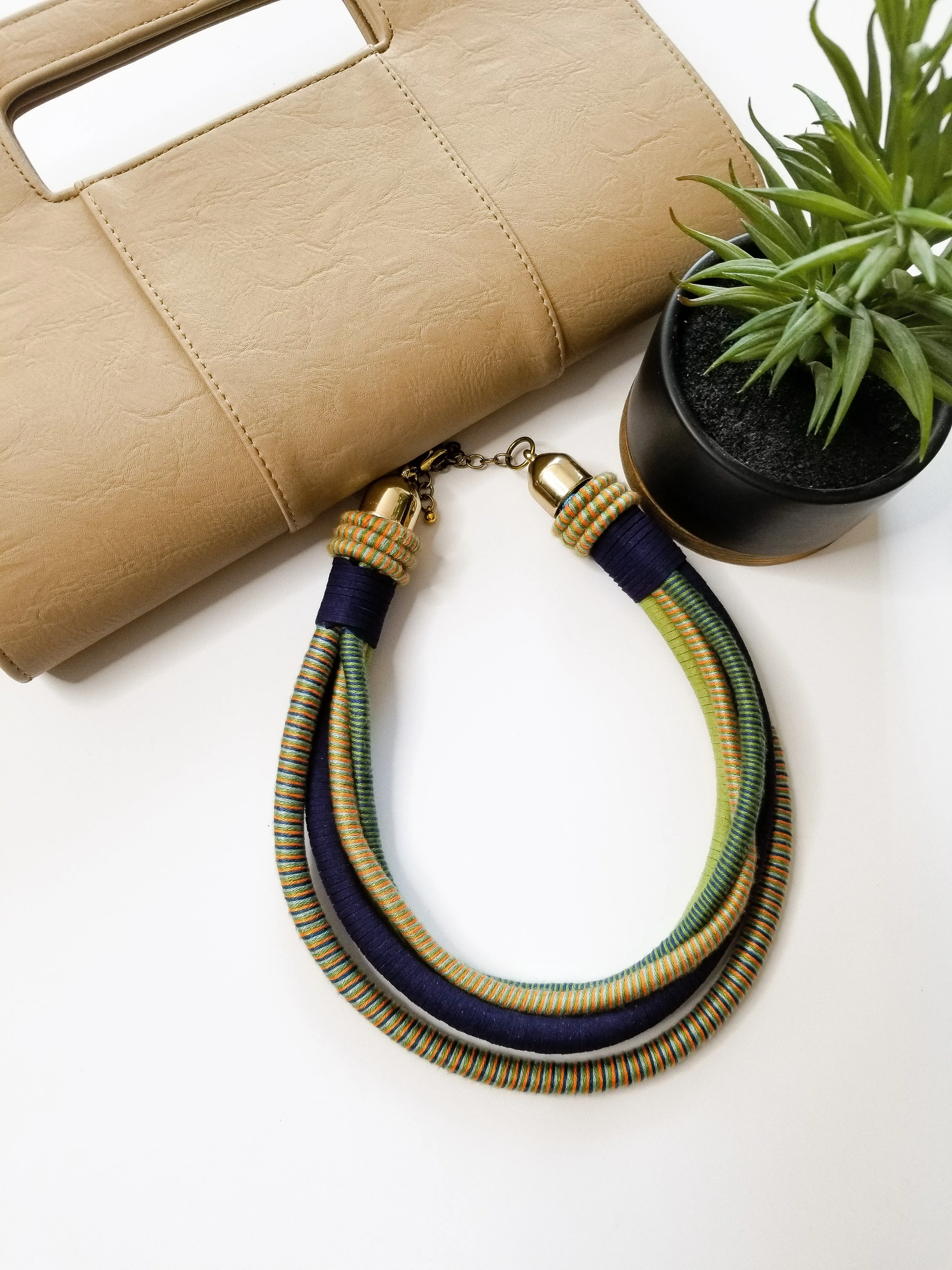 Necklace - Multi Color Choker