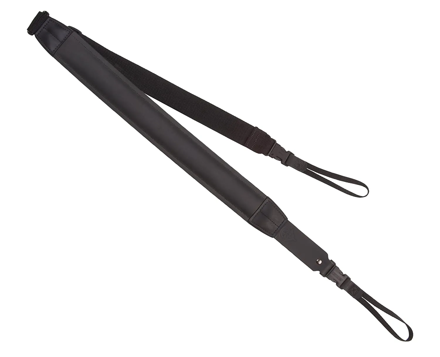 Neotech Slimline Banjo Strap, Short (Black Leather) 8221592