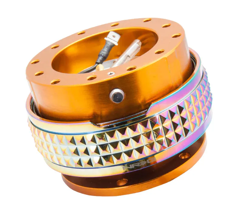 NRG Quick Release 2.1 - Rose Gold Body / Neochrome Pyramid Ring