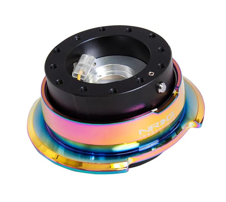 NRG SRK-280BK-MC Black Body / Neo Chrome Ring Quick Release Gen 2.8