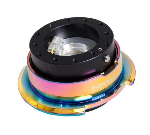 NRG SRK-280BK-MC Black Body / Neo Chrome Ring Quick Release Gen 2.8
