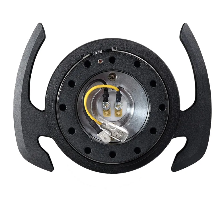NRG SRK-700BK Black Body / Black Ring w/ Handles Quick Release Gen 4.0