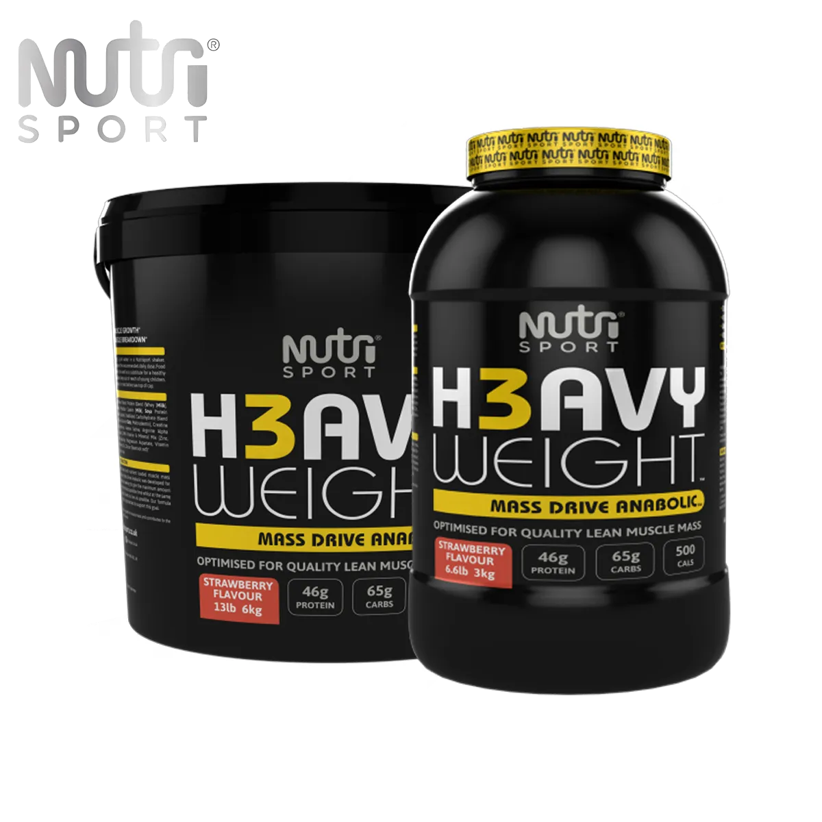 NutriSport H3avyweight Mass Drive Anabolic - Muscle Mass Building Formula