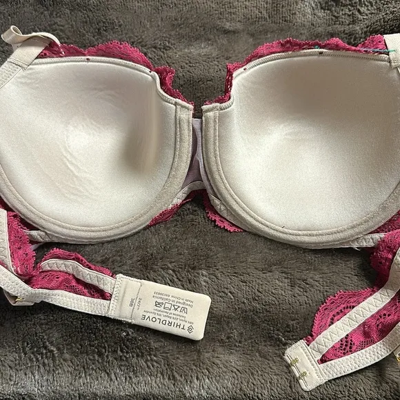 NWT THIRDLOVE 24/7 Memory Foam Lace Balconette Sz 38B