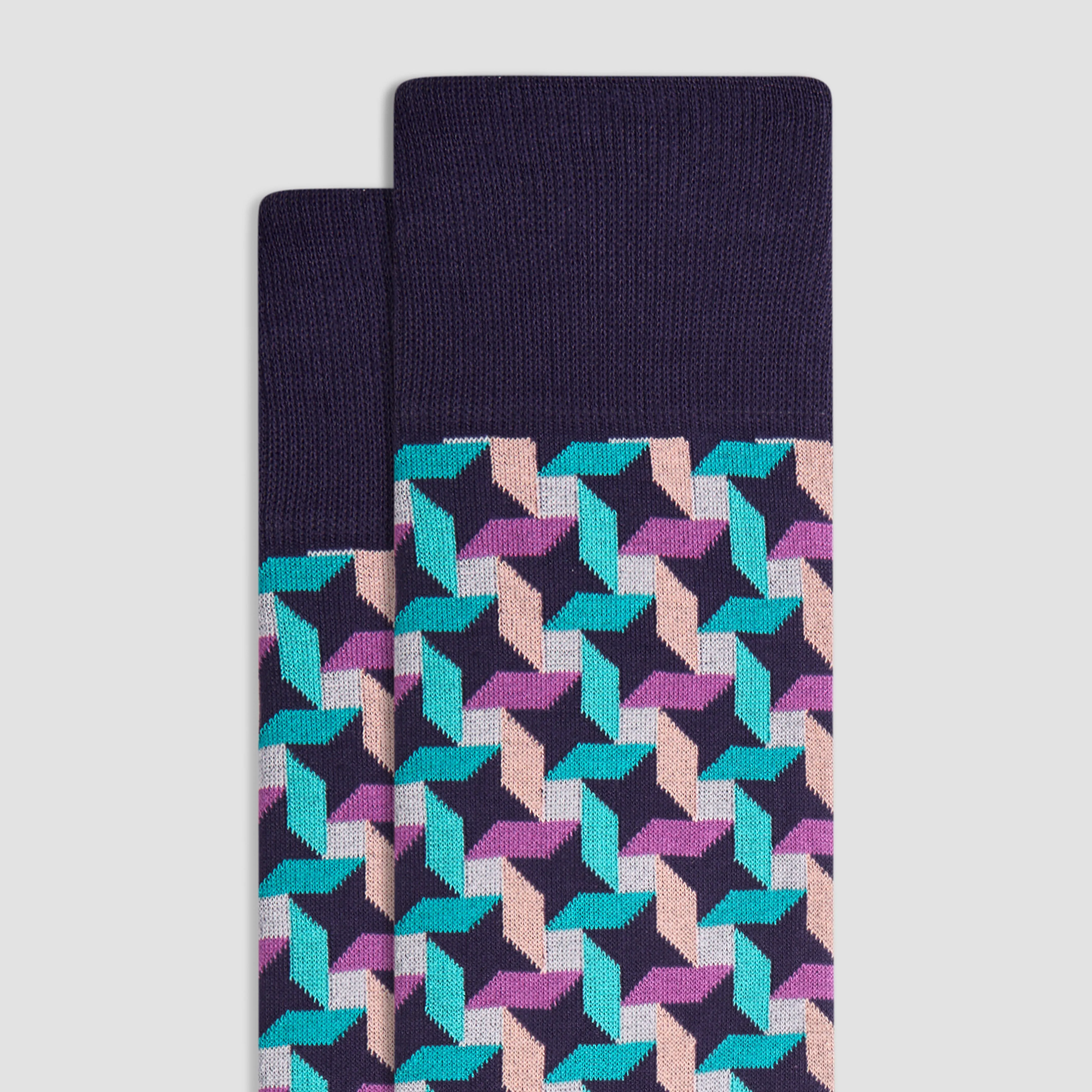Optical Illusion Mid-Calf Socks