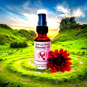 Organic Massage Oil- Face Oil, Hair Oil, Nails Oil, Lip moisturizer