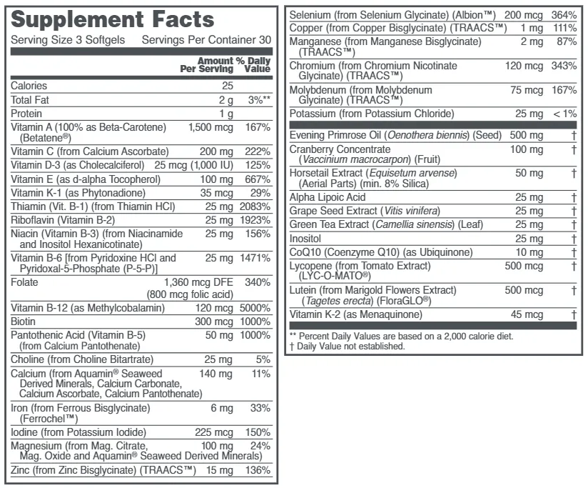 Ortho Multi™ Softgels for Women