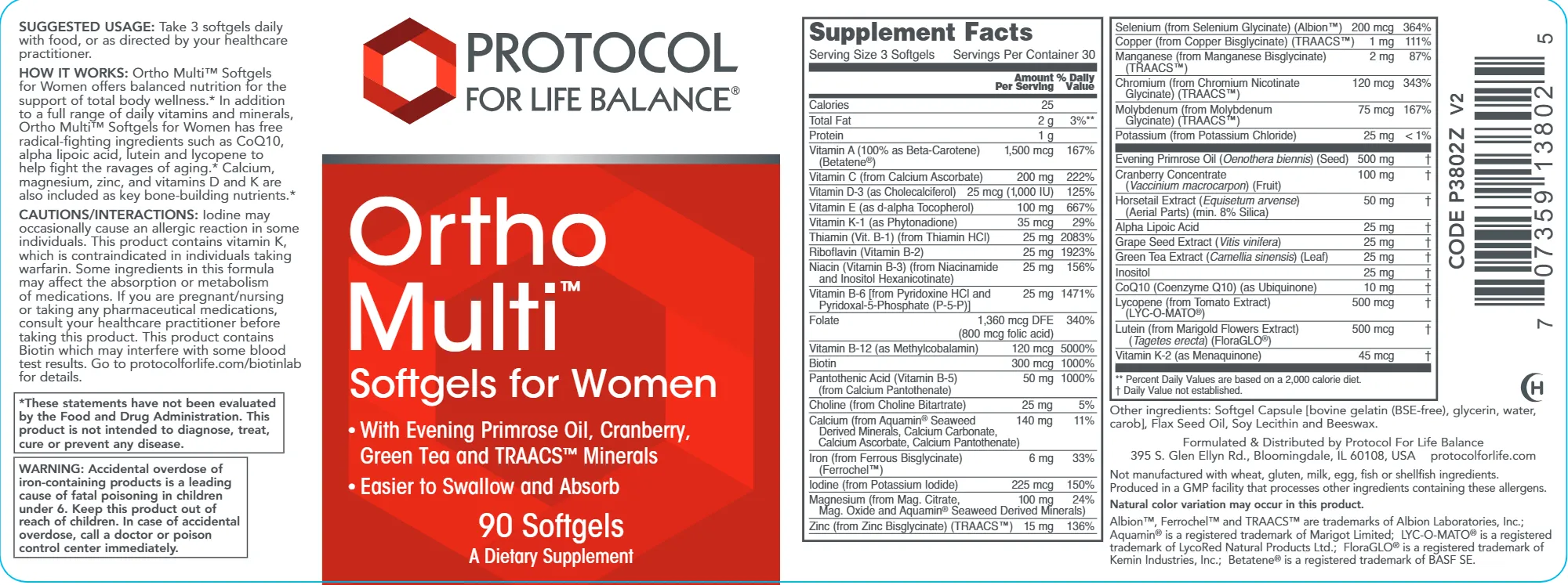 Ortho Multi™ Softgels for Women