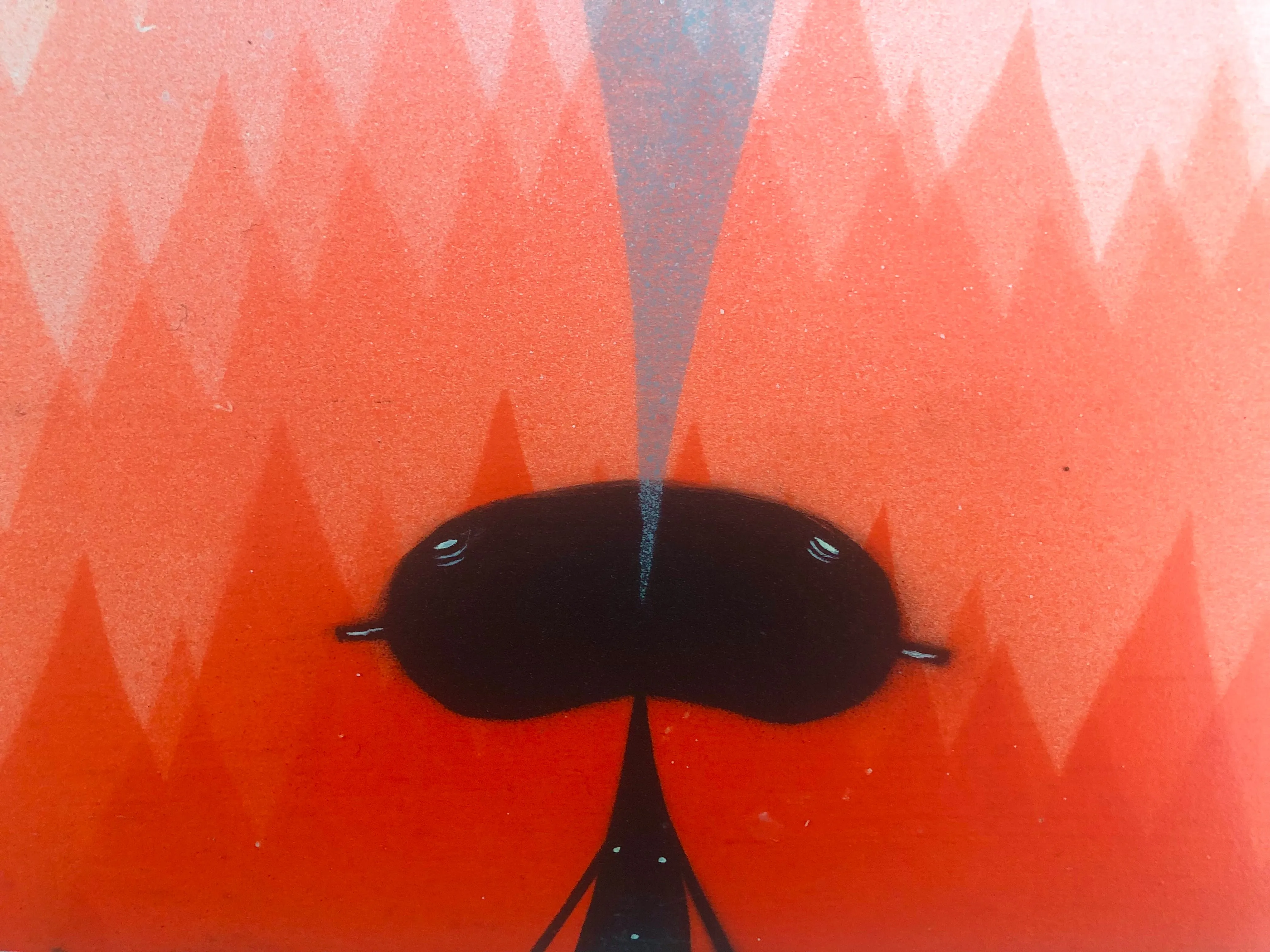 Parskid “Ghost Breath” painting