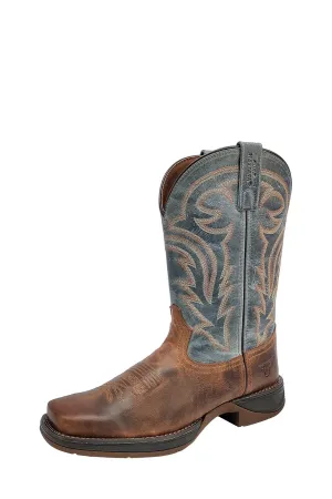 PCP18239 Pure Western Men's Irving Boot Brown/ Blue