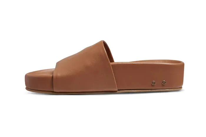 PELICAN LEATHER PLATFORM SANDAL