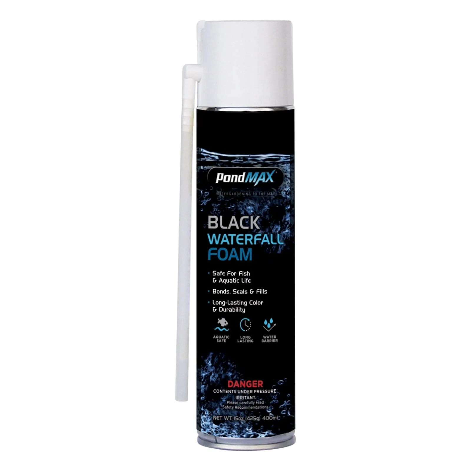 PondMax Black Waterfall Foam