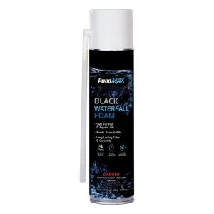 PondMax Black Waterfall Foam