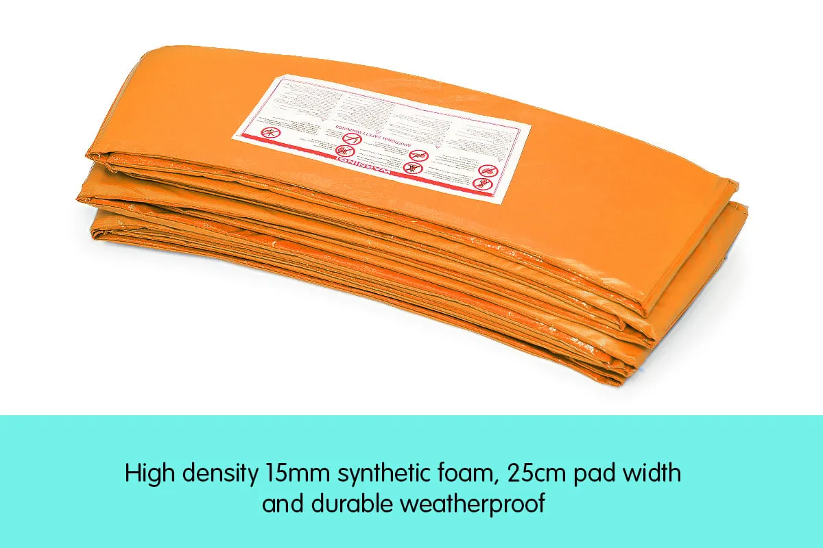 Powertrain Replacement Trampoline Spring Safety Pad - 10ft Orange