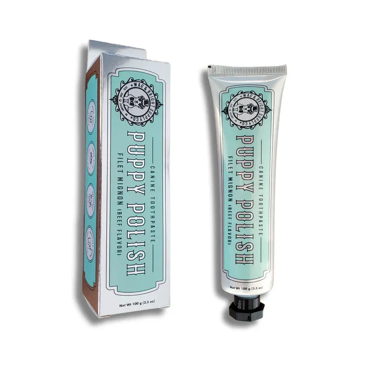 Puppy Polish Toothpaste - 100g Filet Mignon (Beef Flavor)