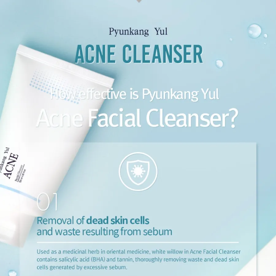 PYUNKANG YUL Acne Facial Cleanser, 120ml/ 4.06fl.oz