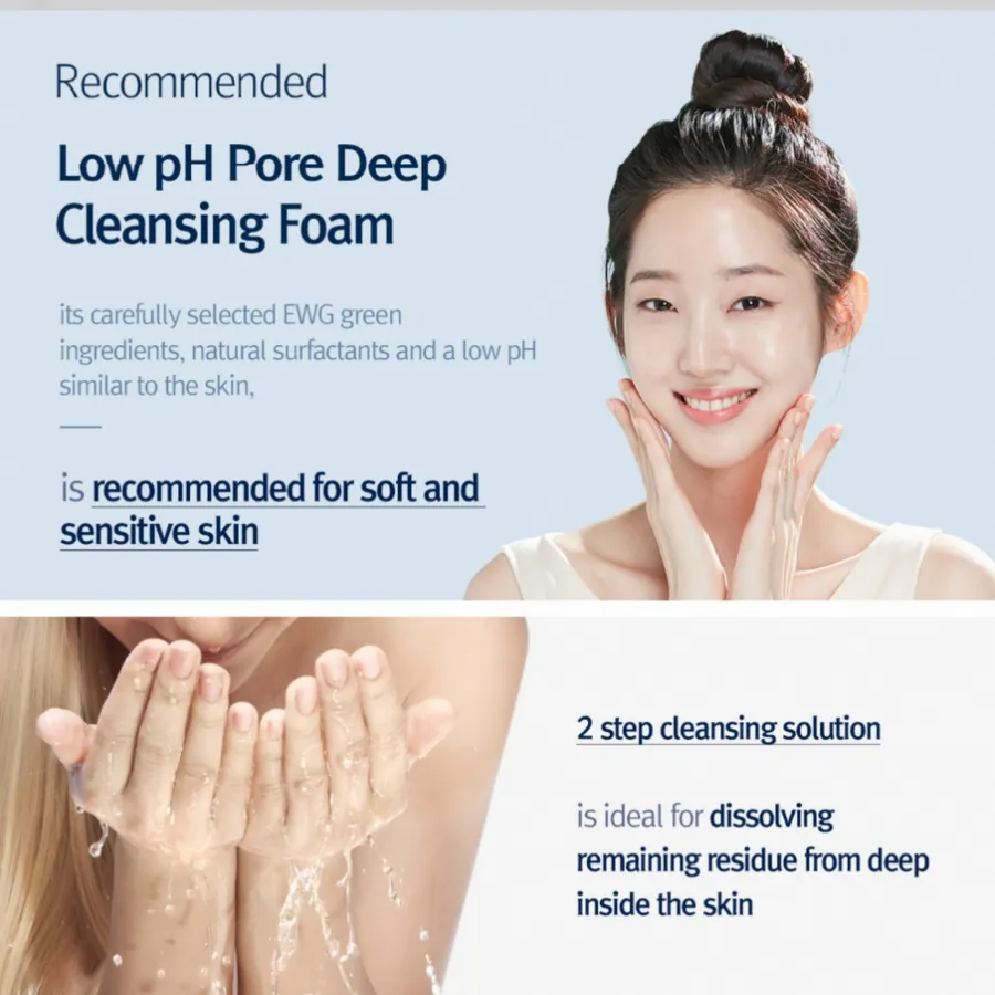PYUNKANG YUL Low pH Pore Deep Cleansing Foam, 100ml/ 3.38fl.oz