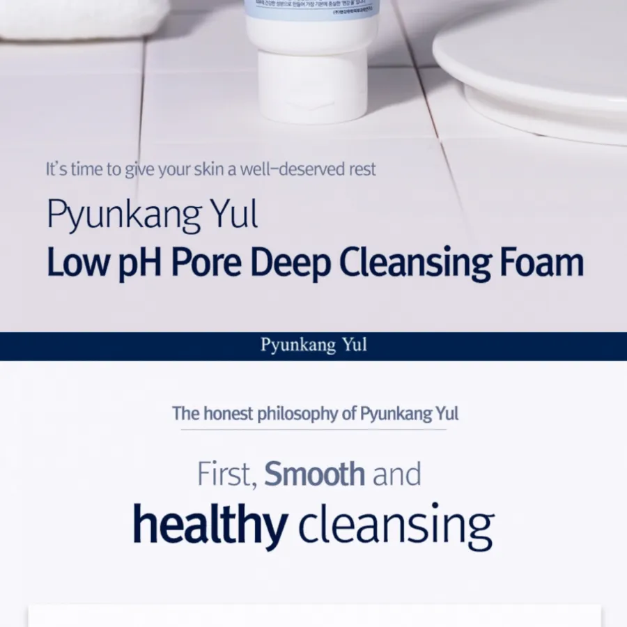 PYUNKANG YUL Low pH Pore Deep Cleansing Foam, 100ml/ 3.38fl.oz