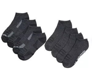 Reebok Men's 8-Pack Cushion Low Cut Sock - Grey