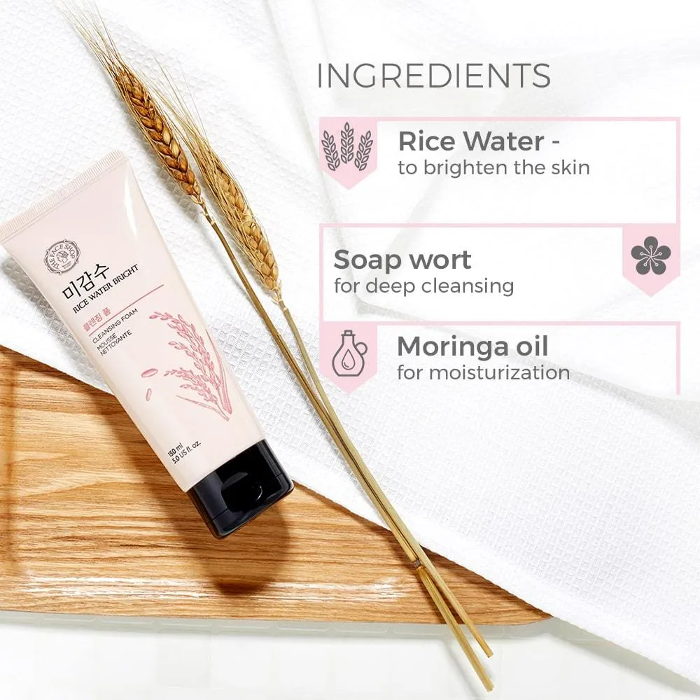 Rice Water Bright Cleansing Foam