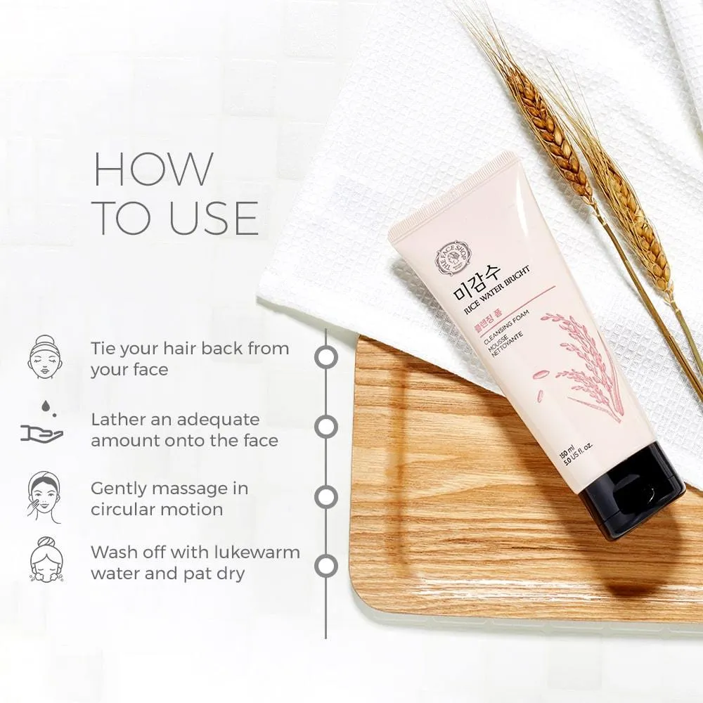 Rice Water Bright Cleansing Foam