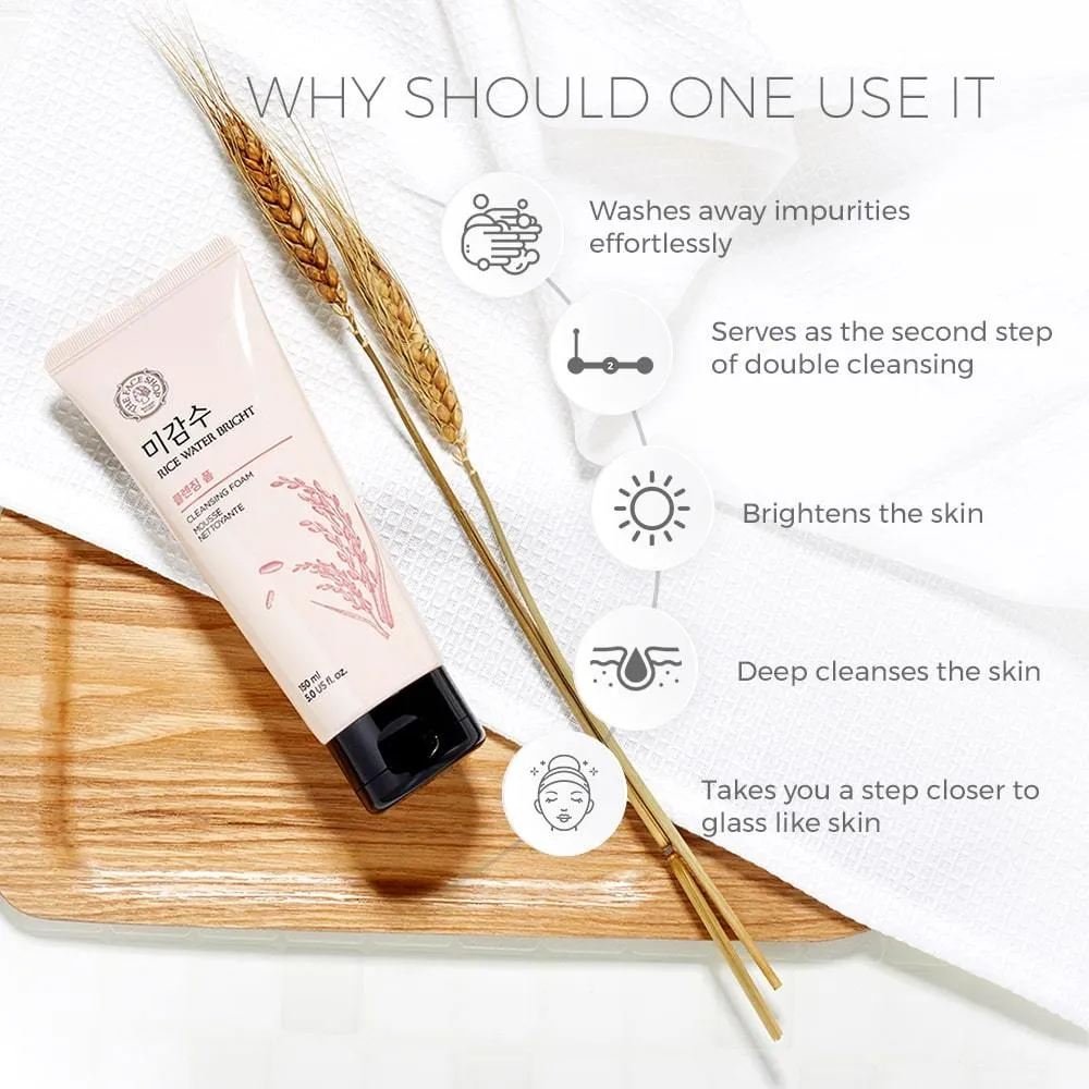 Rice Water Bright Cleansing Foam