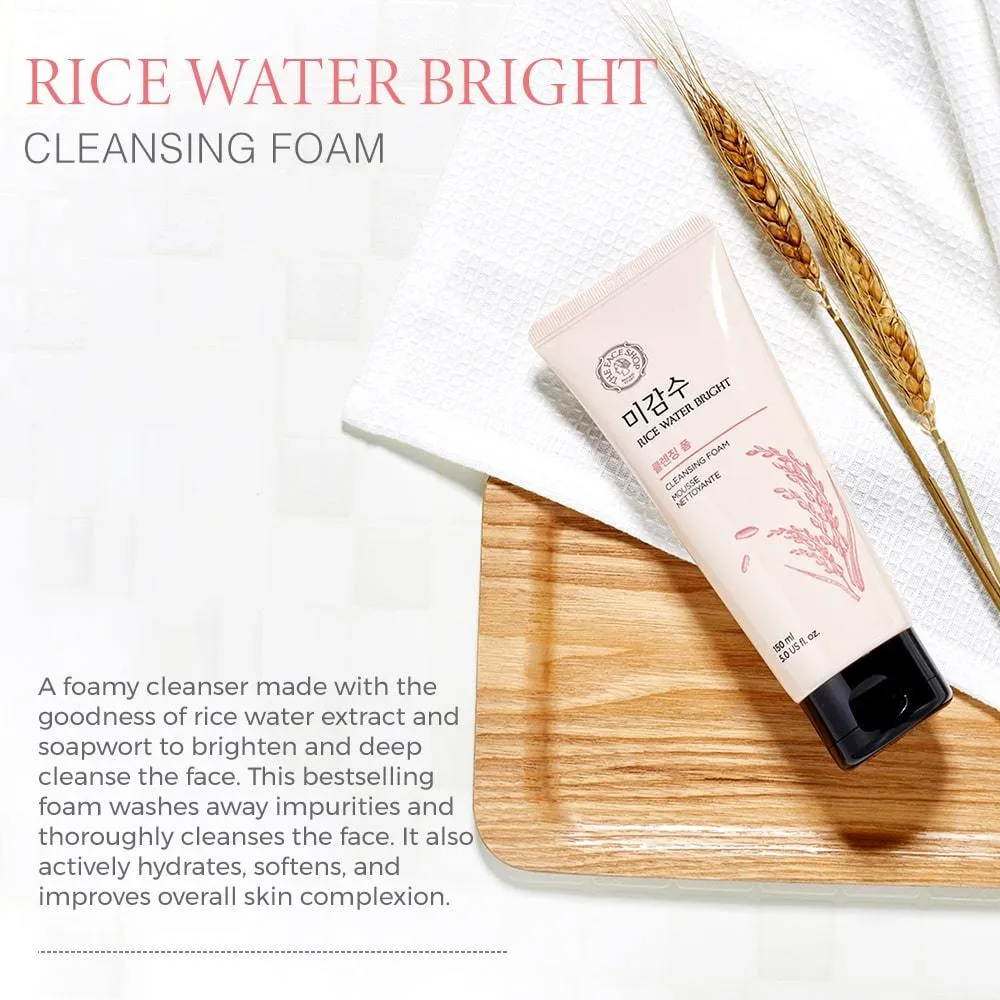 Rice Water Bright Cleansing Foam