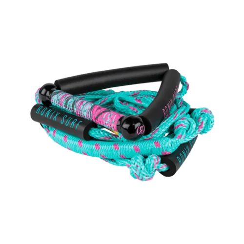 RONIX WMS SURF ROPE 10'' 25' 4 SECTION BLUE