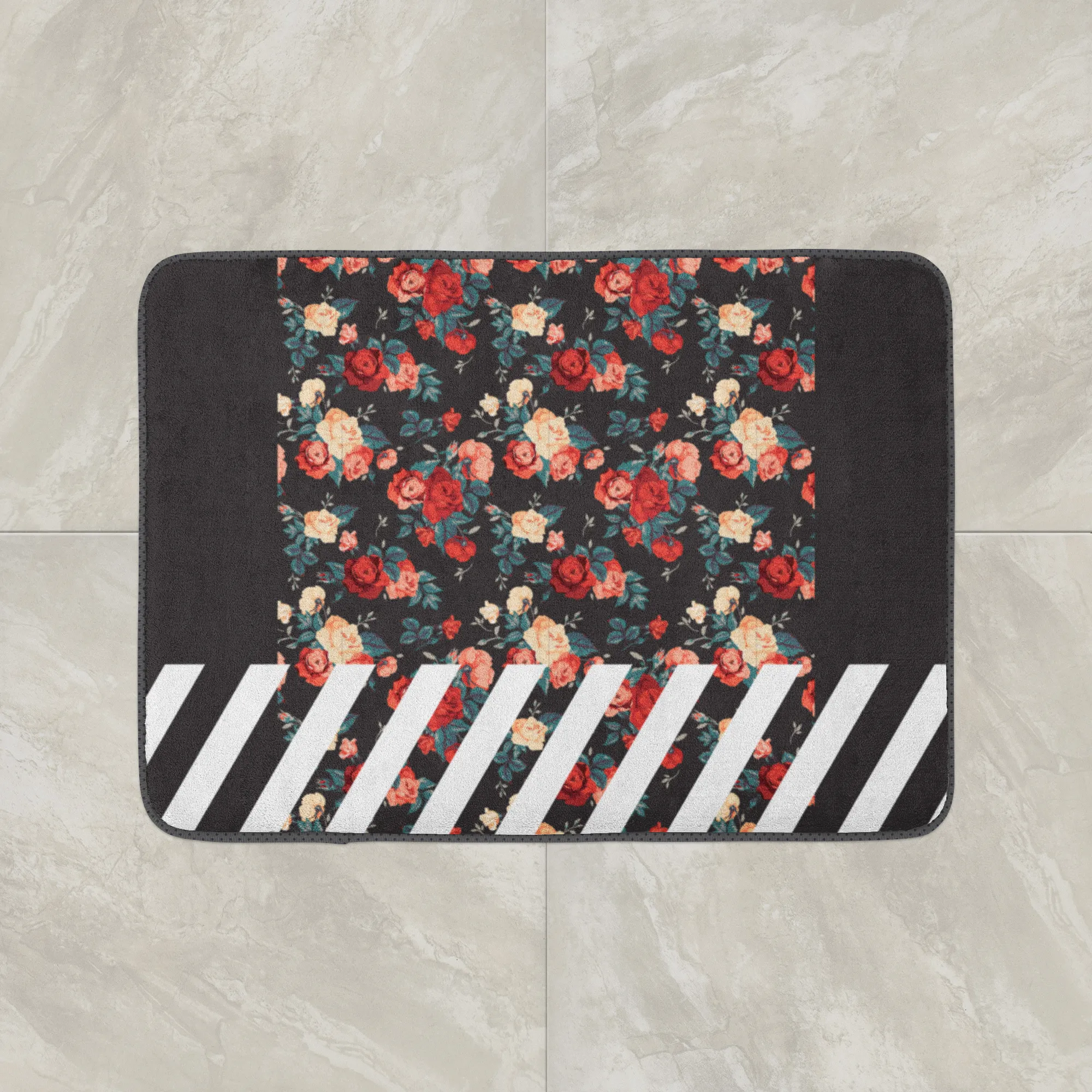 Rosette Roses Bathmat