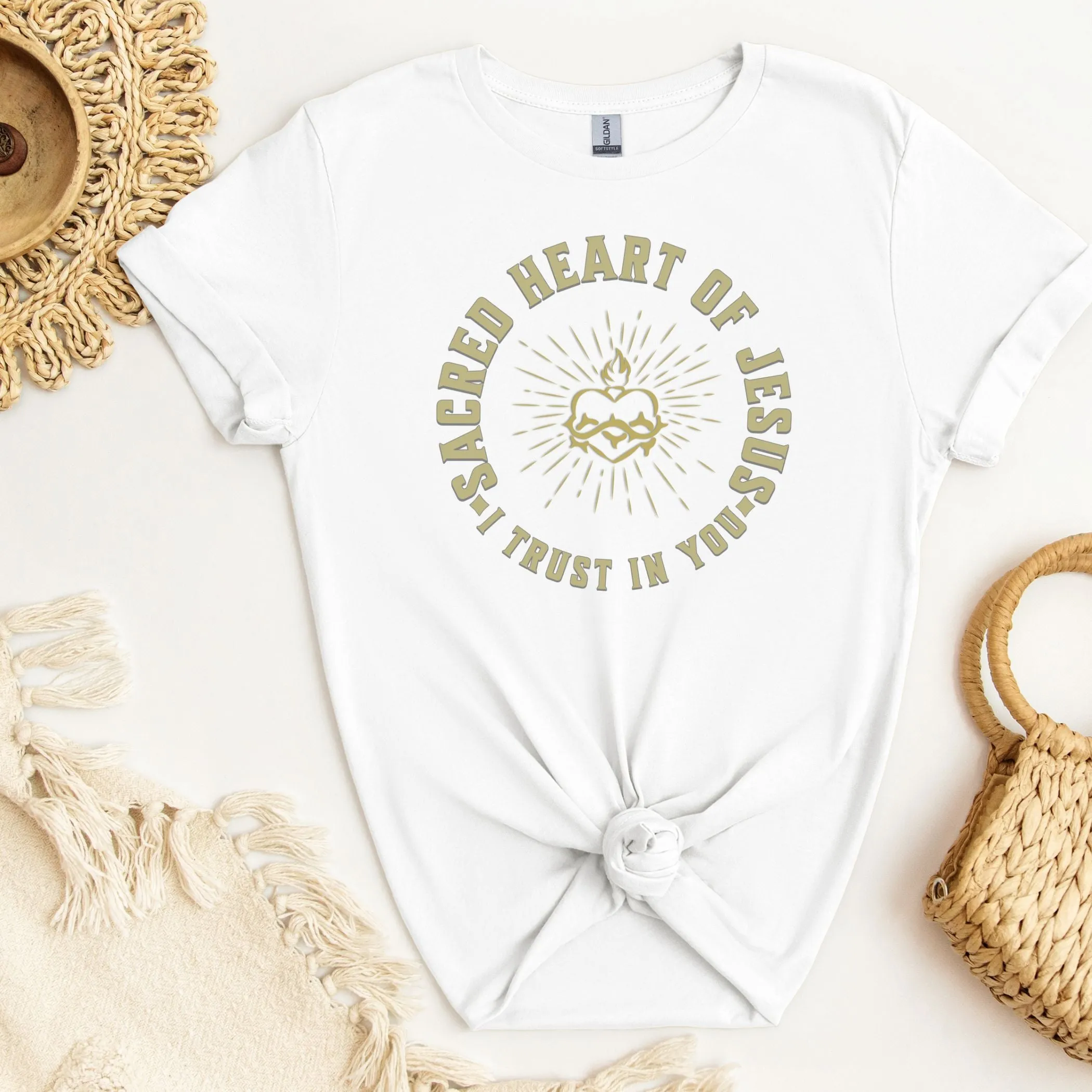 Sacred Heart of Jesus, I Trust in You - Unisex T-Shirt