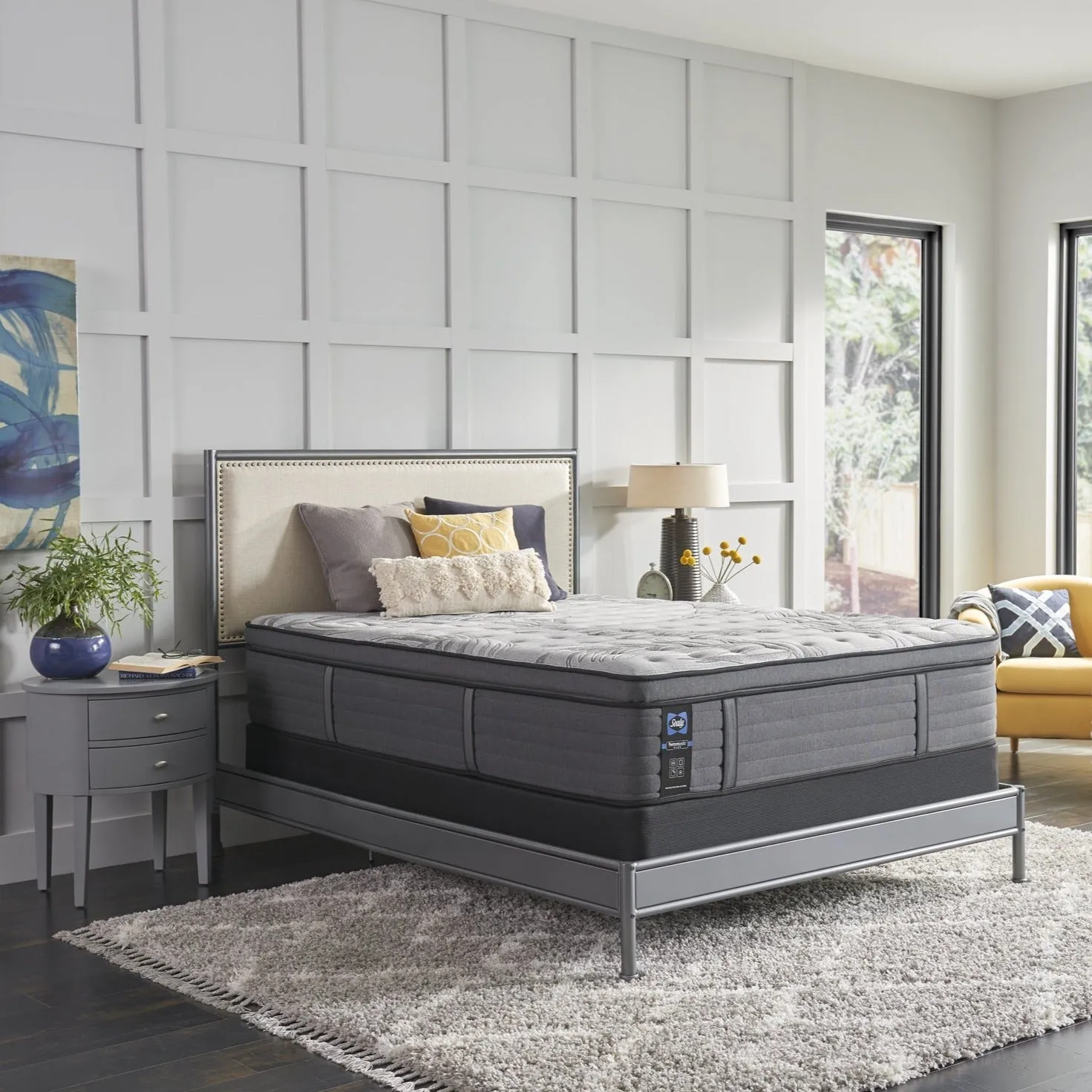 Sealy Satisfied II Medium Euro Pillow Top