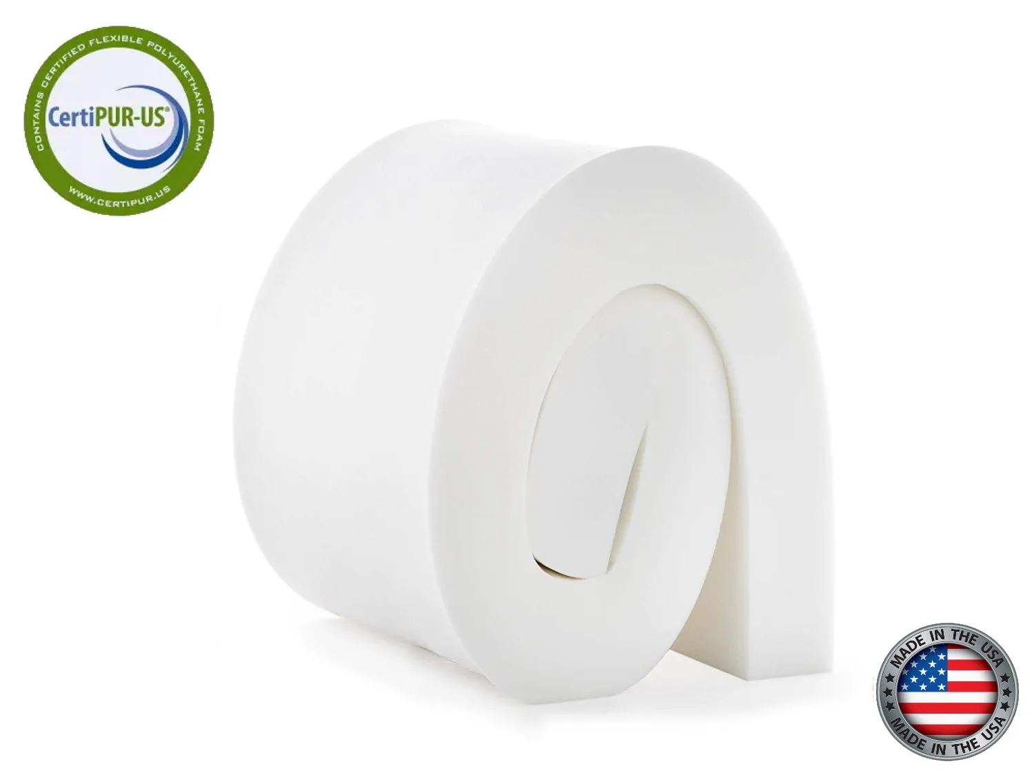 Semi Firm Foam Rubber Twin Size Mattress in the 1.6 pound 36 ILD