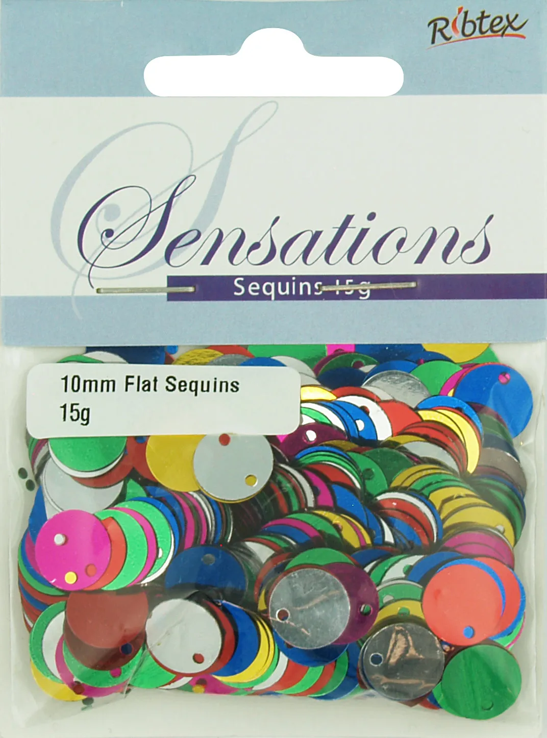 SEQUINS MULTI TOP HOLE MULTI 10MM 15G